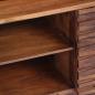 Preview: TV-Schrank 120x30x40 cm Massivholz Akazie