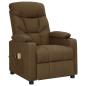 Preview: Massagesessel Elektrisch Braun Stoff