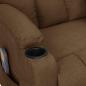 Preview: Massagesessel Elektrisch Braun Stoff