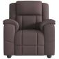 Preview: Massagesessel Dunkelbraun Stoff