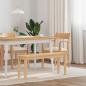 Preview: ARDEBO.de - Bank 110 cm Massivholz Gummibaum