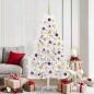 Preview: ARDEBO.de - Künstlicher Weihnachtsbaum 180 cm PVC und Stahl Weiß