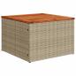 Preview: Gartensofa-set 7 stk. Beige und Creme Poly-Rattan