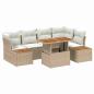 Preview: Garten-Sofa-Set 10 stk. Beige Poly Rattan