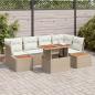 Preview: Garten-Sofa-Set 10 stk. Beige Poly Rattan
