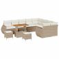 Preview: Gartensofa-set 12 stk. 12-Sitzanzahl Beige und Creme