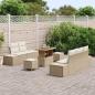 Preview: Gartensofa-set 8 stk. 7-Sitzanzahl Beige Poly Rattan