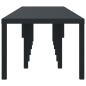 Preview: Gartentisch Anthrazit 400 x 100 x 73 cm Poly-Rattan