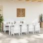 Preview: Garten Essgruppe 9 stk. Hellgrau Polypropylen