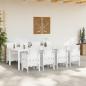 Preview: Garten Essgruppe 9 stk. Hellgrau Polypropylen