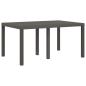 Preview: Garten Essgruppe 5 stk. Hellgrau und Creme PP