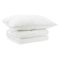 Preview: Bettdecke und Kissen Set 2 Stk. 155x200 cm Sommer 140 GSM Wolle
