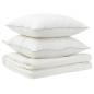 Preview: Bettdecke und Kissen Set 3 Stk. 155x220 cm Sommer 140 GSM Wolle
