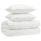 Preview: Bettdecke und Kissen Set 3 stk. 200x240 cm 4 Jahreszeiten Wolle