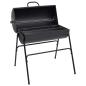 Preview: Fassgrill mit 2 Kochrosten 3 stk. 80 x 73 x 90 cm Metall