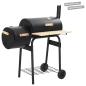 Preview: Outdoor Grill 103 x 60 x 113 cm Stahl Schwarz