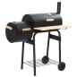 Preview: Outdoor Grill 103 x 60 x 113 cm Stahl Schwarz