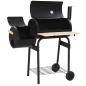 Preview: Outdoor Grill 103 x 60 x 113 cm Stahl Schwarz