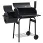 Preview: Outdoor Grill 103 x 60 x 113 cm Stahl Schwarz