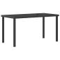 Preview: Outdoor-Essgruppe 5 stk. Grau Poly-Rattan