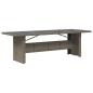 Preview: Outdoor-Essgruppe 11 stk. Grau Poly-Rattan