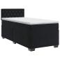 Preview: Boxspringbett mit Matratze Schwarz 80 x 200 cm Samt