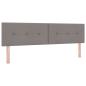 Preview: Boxspringbett mit Matratze Taupe 180 x 200 cm Stoff