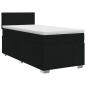 Preview: Boxspringbett mit Matratze Schwarz 90 x 190 cm Stoff
