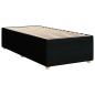 Preview: Boxspringbett mit Matratze Schwarz 80 x 200 cm Stoff