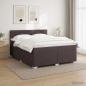 Preview: Boxspringbett mit Matratze und LED Dunkelbraun 140 x 190 cm