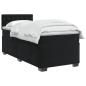 Preview: Boxspringbett mit Matratze und LED Schwarz 80 x 200 cm Samt