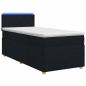 Preview: Boxspringbett mit Matratze Schwarz 80 x 200 cm Stoff