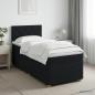 Preview: Boxspringbett mit Matratze Schwarz 80 x 200 cm Stoff