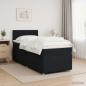 Preview: ARDEBO.de - Boxspringbett mit Matratze Schwarz 100 x 200 cm Stoff