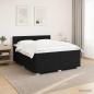 Preview: Boxspringbett mit Matratze Schwarz 180 x 200 cm Stoff