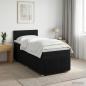 Preview: Boxspringbett mit Matratze Schwarz 100 x 200 cm Stoff