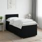 Preview: Boxspringbett mit Matratze Schwarz 100 x 200 cm Stoff