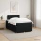 Preview: Boxspringbett mit Matratze Schwarz 120 x 200 cm Stoff
