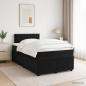 Preview: Boxspringbett mit Matratze Schwarz 120 x 190 cm Samt