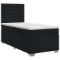 Preview: Boxspringbett mit Matratze Schwarz 90 x 200 cm Stoff