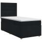 Preview: Boxspringbett mit Matratze Schwarz 80 x 200 cm Stoff