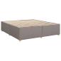 Preview: Boxspringbett mit Matratze Taupe 180 x 200 cm Stoff