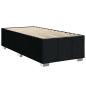 Preview: Boxspringbett mit Matratze Schwarz 90 x 190 cm Stoff