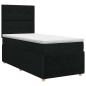 Preview: Boxspringbett mit Matratze Schwarz 80 x 200 cm Stoff
