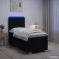 Preview: Boxspringbett mit Matratze Schwarz 90 x 190 cm Stoff