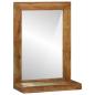 Preview: ARDEBO.de - Badezimmer Spiegel Braun 50 x 22 x 70 cm Massivholz Akazie