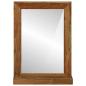Preview: Badezimmer Spiegel Braun 50 x 22 x 70 cm Massivholz Akazie