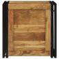 Preview: Aufbewahrungsbox Braun und Schwarz 50 x 50 x 50 cm