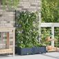 Preview: Garten-Pflanzgefäß 2 stk. Grau 80 x 40 x 125,5 cm PP