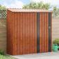 Preview: ARDEBO.de - Gartenhütten Braun 203,5 x 73 x 200 cm Metall